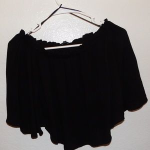 Black off the shoulder